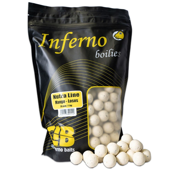 Boilies Carp Inferno Nutra Line Mango Losos