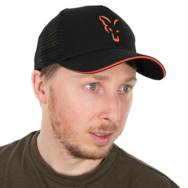 Šiltovka Fox Collection Trucker Cap Black/Orange