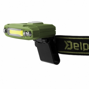 Čelová lampa Delphin Razor USB UC