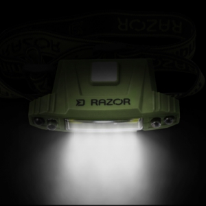 Čelová lampa Delphin Razor USB UC