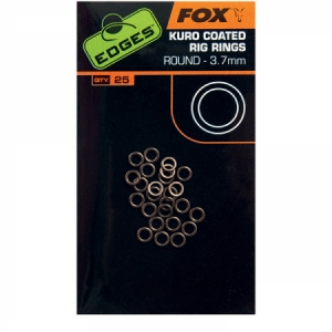 Krúžky Fox Edges Kuro Coated Rig Rings