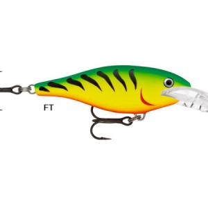 vobler Rapala Scatter Rap Shad Deep 7cm - plávajúci