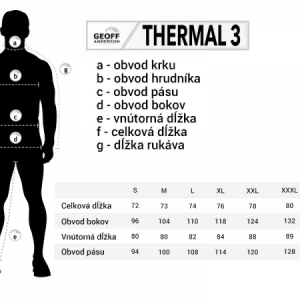 Bunda Geoff Anderson Thermal 3 Jacket