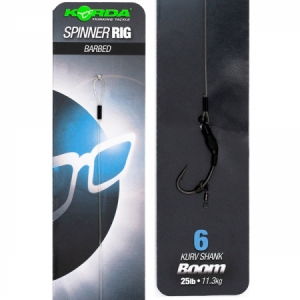 Náväzec Korda Spinner Rig - Kurv Shank / Boom Fluorocarbon