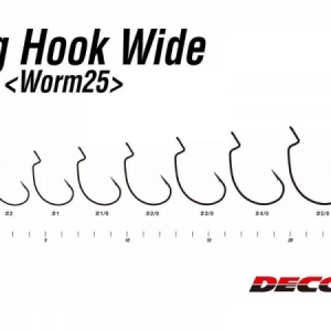 Offsetový háčik Decoy Worm 17 kg Hook