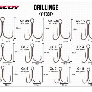 Trojháčik Decoy Treble Y-F33