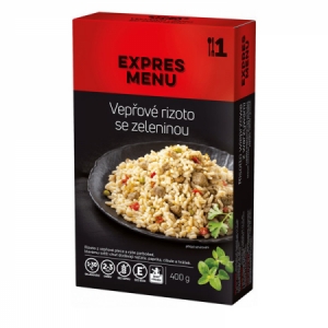 Expres Menu KM Bravčové rizoto so zeleninou